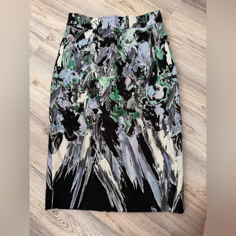 Milly Skirt Abstract pencil skirt in perfect condition
